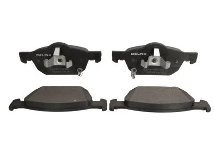 Комплект гальмівних колодок передн, HONDA ACCORD VIII, CIVIC IX, CIVIC X 1.0-2.4 06.08- Delphi LP2144