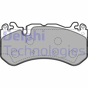 Гальмівні колодки дискові MERCEDES 204/219/230 AMG "F "08>> Delphi LP2149