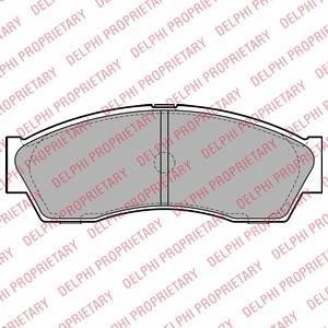 Гальмівні колодки, дискові Delphi LP2159