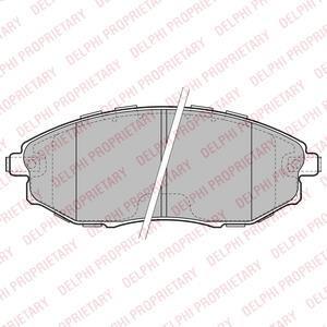 CHEVROLET гальмів.колодки передн. Epica 06- Delphi LP2183