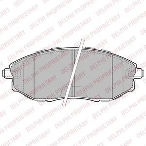 CHEVROLET гальмів.колодки передн. Epica 06- Delphi LP2183