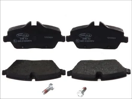 A_Гальмівні колодки дискові MINI Cooper/One "F "07>> Delphi LP2186