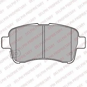 Гальмівні колодки, дискові Delphi LP2205
