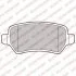Комплект гальмівних колодок задн, LADA KALINA OPEL ASTRA F CLASSIC, ASTRA G, ASTRA G CLASSIC, ASTRA G/KOMBI, ASTRA H, ASTRA H CLASSIC, ASTRA H GTC, ASTRA H/KOMBI, COMBO TOUR 1.2-2.2D 01.98- Delphi LP2209 (фото 1)