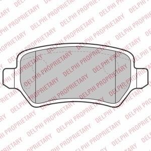 Колодки тормозные OPEL ASTRA G/ASTRA H/MERIVA/ZAFIRA B 98- задн. Delphi LP2209