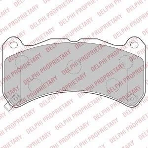 Комплект гальмівних колодок з 4 шт. дисків Delphi LP2211