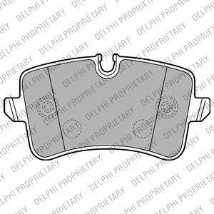 Гальмівні колодки, дискові Delphi LP2226