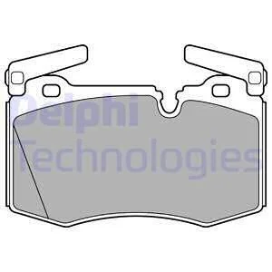 Комплект гальмівних колодок з 4 шт. дисків Delphi LP2235