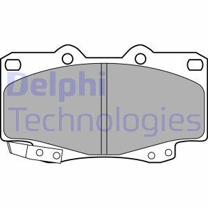 Колодки тормозные TOYOTA HIALUX 07- перед. Delphi LP2242