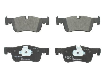 Комплект гальмівних колодок передн, BMW 1 (F20), 1 (F21), 2 (F22, F87), 2 (F23) 1.5-2.0D 07.11-06.21 Delphi LP2284