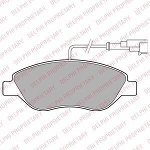 Гальмівні колодки, дискові Delphi LP2299