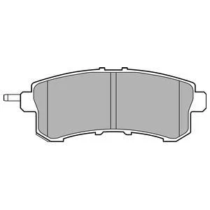 INFINITI Колодки торм. пер. QX56 5,6 10- Delphi LP2447