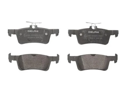 Комплект гальмівних колодок задн, CITROEN BERLINGO, BERLINGO/MINIVAN PEUGEOT 3008, 308 II, 308 II/KOMBI, 308/HATCHBACK, 508 II, PARTNER/MINIVAN, RIFTER 1.2-2.0D 09.13- Delphi LP2503