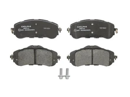 Комплект гальмівних колодок передн, CITROEN BERLINGO, BERLINGO/MINIVAN OPEL ASTRA L, COMBO/MINIVAN PEUGEOT 308 II, 308 III, 308 II/KOMBI, 308/HATCHBACK, PARTNER/MINIVAN 1.2-Electric 09.13- Delphi LP2506