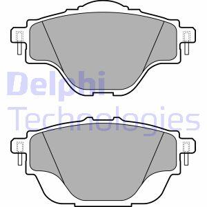 Комплект тормозных колодок, дисковый тормоз Delphi LP2509