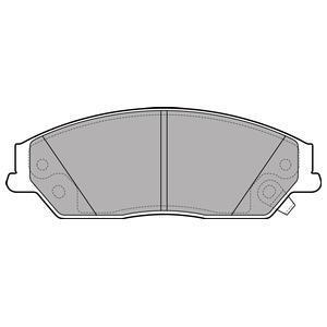 Гальмівні колодки дискові TOYOTA Camry VIII (XV50) "F "11-18 Delphi LP2714