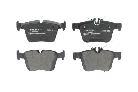 Комплект гальмівних колодок задн, MERCEDES C (A205), C (C205), C T-MODEL (S205), C (W205) 1.5-3.0 12.13-04.23 Delphi LP2763