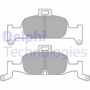 Гальмiвнi колодки дисковi Delphi LP3239