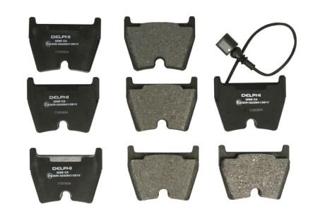 Комплект гальмівних колодок передн, AUDI A3, Q3, TT 1.0-2.5 09.12- Delphi LP3266
