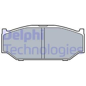 Гальмівні колодки, дискові Delphi LP3544