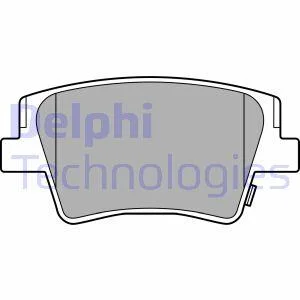 Комплект гальмівних накладок, дискове гальмо Delphi LP3553