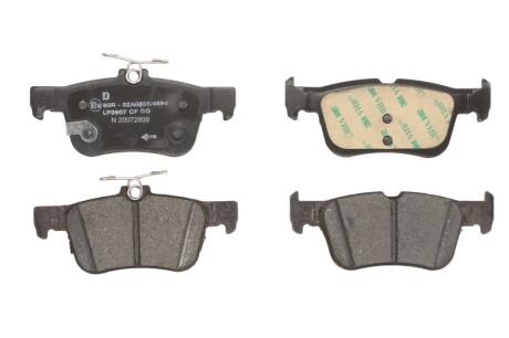 Комплект гальмівних колодок задн, FORD FOCUS IV, GALAXY III, GALAXY MK III, KUGA II, KUGA III, MONDEO V, S-MAX FORD USA FUSION 1.0-2.5H 09.12- Delphi LP3607