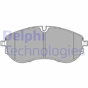 Комплект гальмівних накладок, дискове гальмо Delphi LP3610