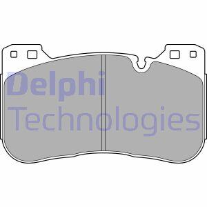 Комплект гальмівних накладок, дискове гальмо Delphi LP3626