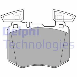 Комплект гальмівних накладок, дискове гальмо Delphi LP3642