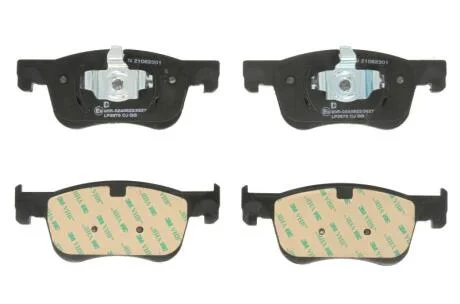 Комплект гальмівних накладок, дискове гальмо Delphi LP3675