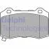 Комплект гальмівних колодок задн, CHEVROLET CAMARO CHRYSLER 300C DODGE CHALLENGER, CHARGER JEEP GRAND CHEROKEE, GRAND CHEROKEE IV 2.7-6.4 09.04- Delphi LP3676 (фото 1)