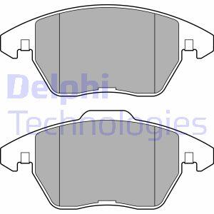 Комплект гальмівних накладок, дискове гальмо Delphi LP3684