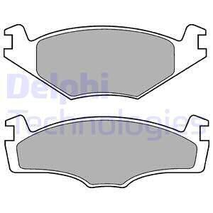 Колодка гальм. SEAT, VW CORDOBA (6K2/C2), IBIZA II (6K1),CADDY I передн. Delphi LP421