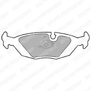 Гальмівні колодки, дискові Delphi LP442