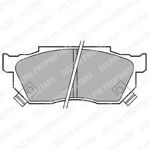 Гальмівні колодки, дискові Delphi LP445