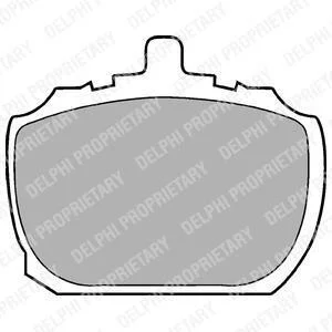 FORD гальмівні колодки передн.Transit -91 Delphi LP45