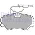 Комплект гальмівних колодок, CITROEN ZX PEUGEOT 405 I, 405 II, 405 II/KOMBI 1.4-2.0 01.87-06.97 Delphi LP564 (фото 1)