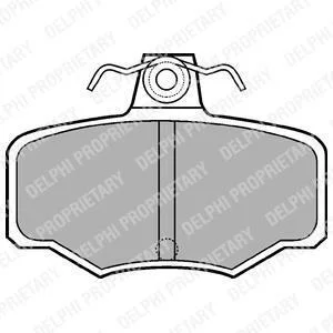 NISSAN гальмівні колодки задн. Almera 1,5-2,2 00- Primera 1,6/2,0 93-01 Delphi LP617
