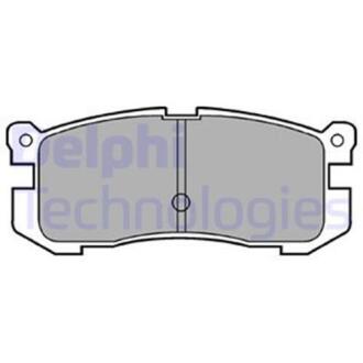 Тормозные колодки задние (13 мм) (система SUMITOMO) Ford Mazda 83-98 Delphi LP624