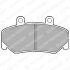 VOLVO Колодки тормозные передние 740-780 BENDIX Delphi LP643 (фото 1)