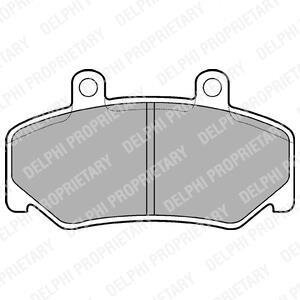 VOLVO Колодки тормозные передние 740-780 BENDIX Delphi LP643