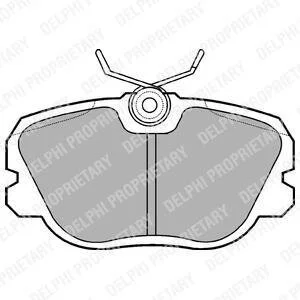Гальмівні колодки, дискові Delphi LP731