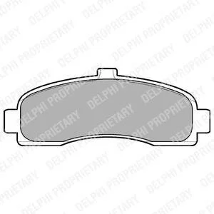 Гальмівні колодки, дискові Delphi LP779