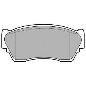 Гальмівні колодки, дискові Delphi LP804