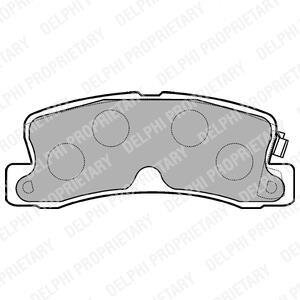 TOYOTA гальмівні колодки задн.Camry,Avensis,Corolla,RX Delphi LP834