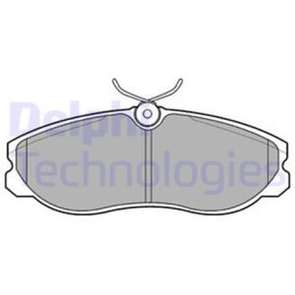 Комплект гальмівних колодок, FORD MAVERICK LDV CUB NISSAN SERENA, TERRANO II, VANETTE CARGO 1.6-3.3 06.91-09.07 Delphi LP847