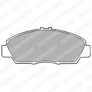 HONDA колодки гальмівні передн.Accord 2.0,2. 90-5/93,1.8I 5/93- Delphi LP869