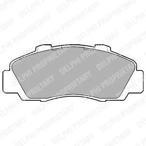 Колодка торм. HONDA CIVIC, CR-V передн. Delphi LP872