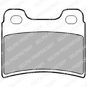 Гальмівні колодки, дискові Delphi LP904