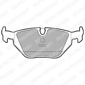 Колодки тормозные BMW 3(E36) -99 задн. Delphi LP907